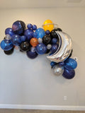 8 ft Outer Space Balloon Garland Two the Moon Galaxy Balloons Astronaut Balloons Space Birthday Everything Pictured Included