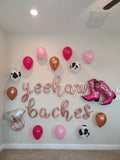 Yeehaw Baches Bachelorette Party Decorations Austin Texas Bachelorette Western Bachelorette Engagement Ring Balloon Boot Balloon