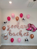 Yeehaw Baches Bachelorette Party Decorations Austin Texas Bachelorette Western Bachelorette Engagement Ring Balloon Boot Balloon
