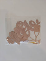 Bubbly Bar Banner Champagne Bar Brunch and Boozy Rose Gold Banner Bachelorette Banner Pop Fizzle Clink