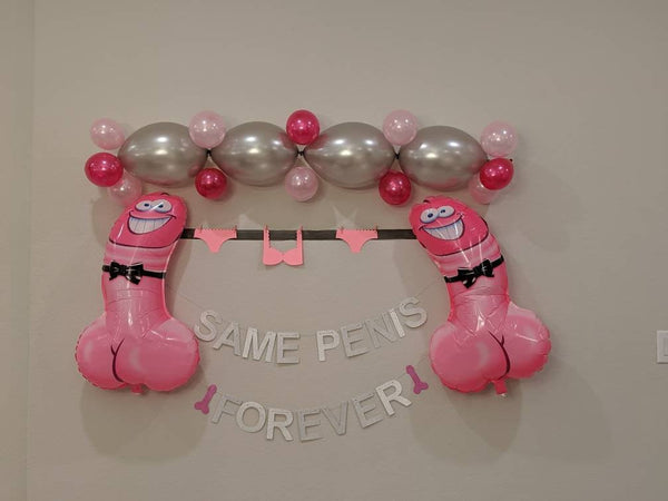 Same Penis Forever Bachelorette Party Decor