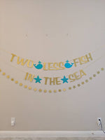 Two Less Fish In The Sea Banner Engagement Banner Engagement Party Decorations