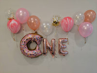One Donut Balloon Set First Birthday 1st Birthday Balloons One is Sweet First Birthday Decorations