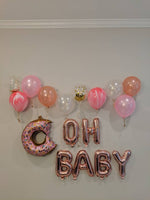 Oh Baby Donut Balloon Set Donut Baby Shower Baby Shower Decorations Sweet Baby Shower