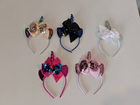 Sequin Unicorn Headband 5 Pack Unicorn Party Favors Unicorn Party Unicorn Birthday Unicorn Hat