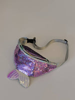 Purple Sequin Mermaid Fanny Pack Bachelorette Fanny Pack Last Splash Mermaid Purse