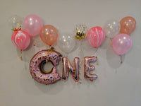 One Donut Balloon Set First Birthday 1st Birthday Balloons One is Sweet First Birthday Decorations