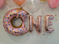 One Donut Balloon Set First Birthday 1st Birthday Balloons One is Sweet First Birthday Decorations