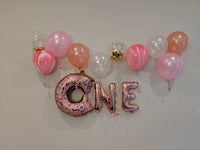 One Donut Balloon Set First Birthday 1st Birthday Balloons One is Sweet First Birthday Decorations