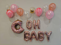 Oh Baby Donut Balloon Set Donut Baby Shower Baby Shower Decorations Sweet Baby Shower