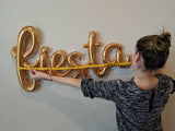 Cursive Fiesta Balloon