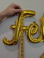 Gold Feliz Cumpleanos Balloons