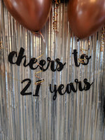 Cheers to 21 Years Party Decoration Set Whiskey Balloons Legal AF 21st Birthday Balloons Jumbo 21 Finally 21 Cheers and Beers Giant 21