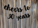 Cheers to 30 Years Balloon Party Pack 30 Birthday Decorations 30th Birthday Balloons Happy Birthday Decorations Set Dirty Thirty Whiskey