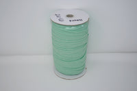 Mint 5/8" Fold Over Elastic 100 Yard Spool, FOE elastic, headband elastic, hair tie elastic, mask elastic, elastic trim