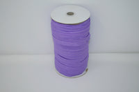 Lilac 5/8" Fold Over Elastic 100 Yard Spool, FOE elastic, headband elastic, hair tie elastic, mask elastic, elastic