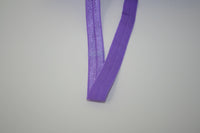 Lilac 5/8" Fold Over Elastic 100 Yard Spool, FOE elastic, headband elastic, hair tie elastic, mask elastic, elastic