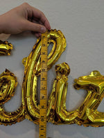 Gold Feliz Cumpleanos Balloons
