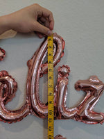 Rose Gold Feliz Cumpleanos Balloons