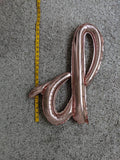 Custom Cursive Balloon Phrase Rose Gold Balloon Banner Cursive Letters Custom Balloons  *Priced per letter, enter quantity at checkout*