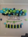 Dinosaur Birthday Party Decorations Dino Party Three Rex Green Dinosaur Kit Dinosaur Birthday Dinosaur Balloon Garland Roar Everything Shown