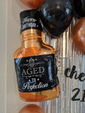 Cheers to 21 Years Party Decoration Set Whiskey Balloons Legal AF 21st Birthday Balloons Jumbo 21 Finally 21 Cheers and Beers Giant 21