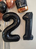 Cheers to 21 Years Party Decoration Set Whiskey Balloons Legal AF 21st Birthday Balloons Jumbo 21 Finally 21 Cheers and Beers Giant 21