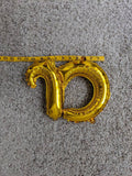 Gold Cursive Happy Birthday Balloon Banner Birthday Party Decorations Gold Birthday Gold Birthday Banner Gold Birthday Decorations