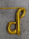 Gold Cursive Happy Birthday Balloon Banner Birthday Party Decorations Gold Birthday Gold Birthday Banner Gold Birthday Decorations