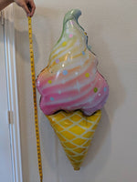 Cursive Sweet One Donut Balloon Phrase Ice Cream Balloon Lollipop Balloon First Birthday Balloons 1st Birthday Decorations