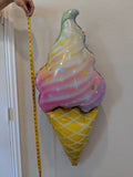 Cursive Sweet One Donut Balloon Phrase Ice Cream Balloon Lollipop Balloon First Birthday Balloons 1st Birthday Decorations