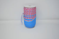 Unicorn Print 5/8" Fold Over Elastic 100 Yard Spool, FOE elastic, headband elastic, hair tie elastic, mask elastic, elastic