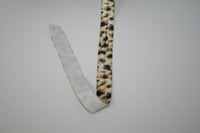 Leopard Print 5/8" Fold Over Elastic 100 Yard Spool, FOE elastic, headband elastic, hair tie elastic, mask elastic, elastic trim
