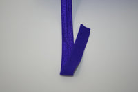 Purple 5/8" Fold Over Elastic 100 Yard Spool, FOE elastic, headband elastic, hair tie elastic, mask elastic, elastic