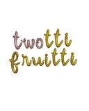 Cursive Twotti Fruitti Balloon Garland Twotti Fruitti Balloons Cursive Two Tutti Fruitti Balloons Two Sweet Second Birthday Balloons