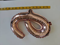 Custom Cursive Balloon Phrase Rose Gold Balloon Banner Cursive Letters Custom Balloons  *Priced per letter, enter quantity at checkout*