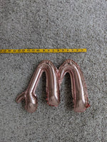 Custom Cursive Balloon Phrase Rose Gold Balloon Banner Cursive Letters Custom Balloons  *Priced per letter, enter quantity at checkout*