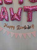 Pink Heart Let's Pawty Balloon Decoration Set Cat Birthday Balloons Dog Birthday Balloons Pet Birthday Party Pet Birthday Balloons Paw Print