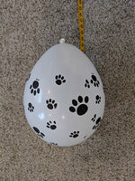 Happy Purrrthday Balloon Set Paw Print Balloon Lets Purrty Cat Birthday Balloon Rose Gold Cursive Meow Balloon Pawty Lets Purrrty Purrty