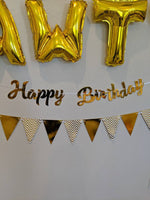 Gold Let's Pawty Balloon Decoration Set Cat Birthday Balloons Dog Birthday Balloons Pet Birthday Party Pet Birthday Balloons Paw Print
