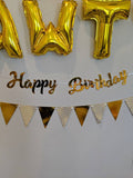 Gold Let's Pawty Balloon Decoration Set Cat Birthday Balloons Dog Birthday Balloons Pet Birthday Party Pet Birthday Balloons Paw Print