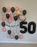 Cheers to 50 Years Balloon Party Pack 50 Birthday Decorations 50th Birthday Balloons Dirty Thirty Champagne 50th Birthday