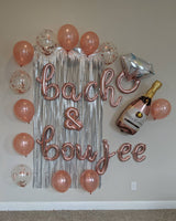 Bach and Boujee Balloon Bridal Shower Balloons Bachelorette Party Balloons Engagement Ring Balloon Bride Balloons Bachelorette Party Decor