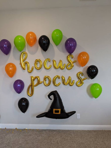 Hocus Pocus Decoration Set Halloween Balloons Witch Balloon Halloween Balloons
