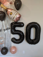 Cheers to 50 Years Balloon Party Pack 50 Birthday Decorations 50th Birthday Balloons Dirty Thirty Champagne 50th Birthday