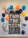 Two The Moon Balloon Set Second Birthday Party Decorations Astronaut Balloon Spaceship Balloon 2nd Birthday Space Balloons Includes All Show