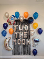 Two The Moon Balloon Set Second Birthday Party Decorations Astronaut Balloon Spaceship Balloon 2nd Birthday Space Balloons Includes All Show