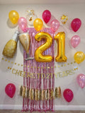 Cheers to 21 Years Party Decoration Set Whiskey Balloons Legal AF 21st Birthday Balloons Jumbo 21 Finally 21 Cheers and Beers Giant 21