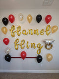 Flannel Fling Bachelorette Party Decorations Bachelorette Balloons Engagement Ring Balloon Flannel Fling Before the Ring Bachelorette
