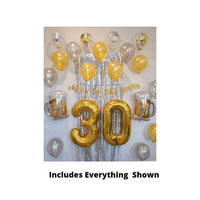Cheers to 30 Years Balloon Party Pack 30 Birthday Decorations 30th Birthday Balloons Happy Birthday Decorations Set Dirty Thirty Beer